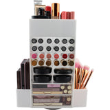 Chic Spinning Makeup Tower (WHITE)
