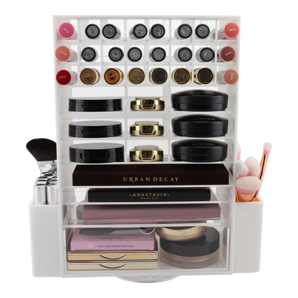Ultimate Spinning Makeup Tower (WHITE)