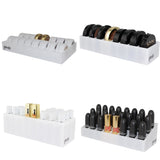 glamO essential set 4 acrylic makeup holders (White)