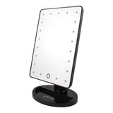 Touch and Glow Dimmable LED Makeup Mirror - MATTE (Black or White)